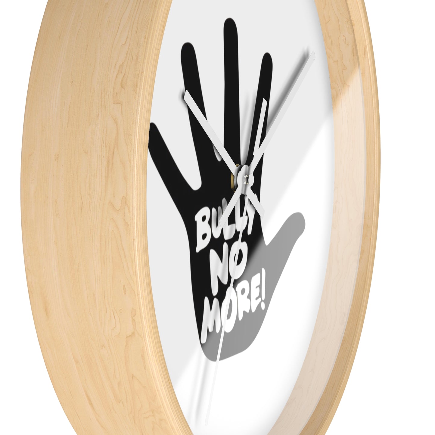 Modern Silent Wall Clock โ 10 Inch Round Wood Frame Clock for Kitchen, Living Room, Office, Bedroom, Home Decor โ Non-Ticking Minimalist