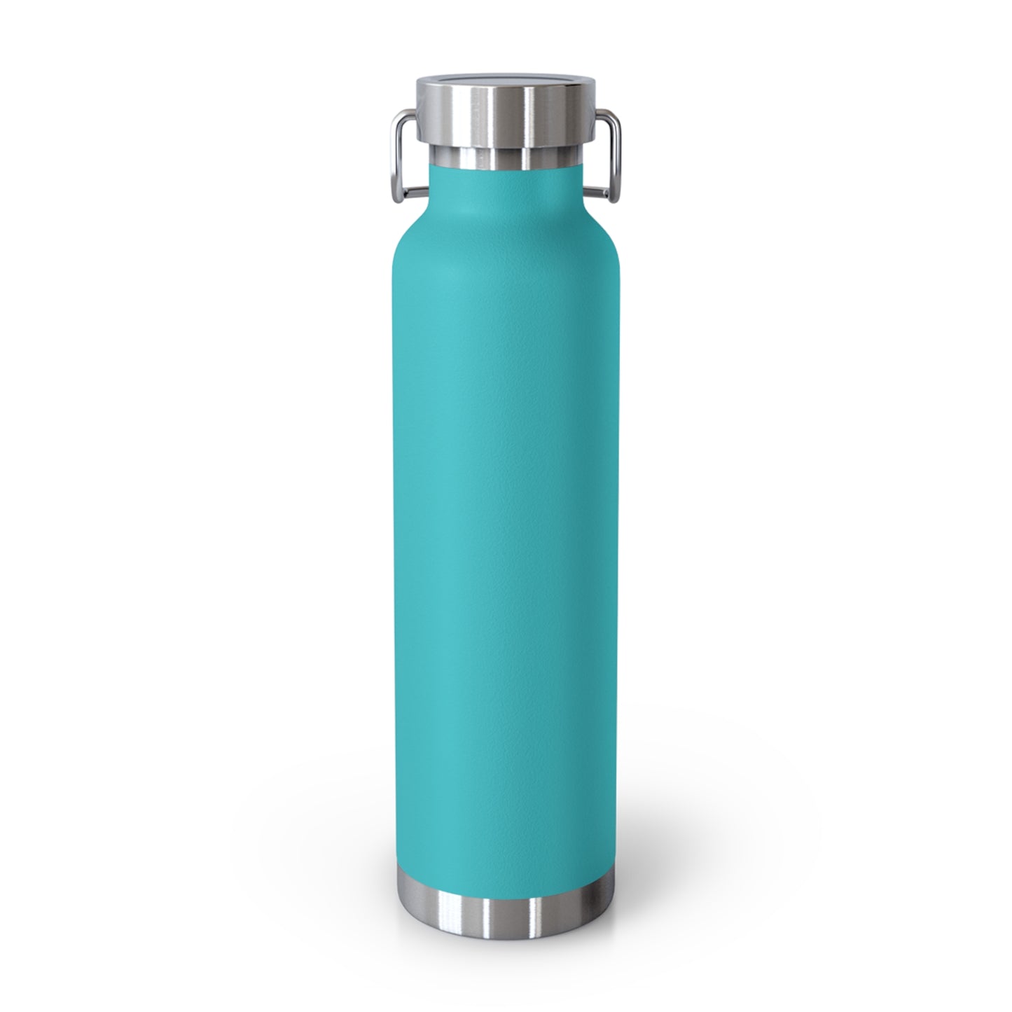 Copper Vacuum Insulated Bottleโ Anti Bullying Stainless Steel Thermos with Black Hand Logo โ Hot Cold BPA-Free Water Bottle โ 22oz
