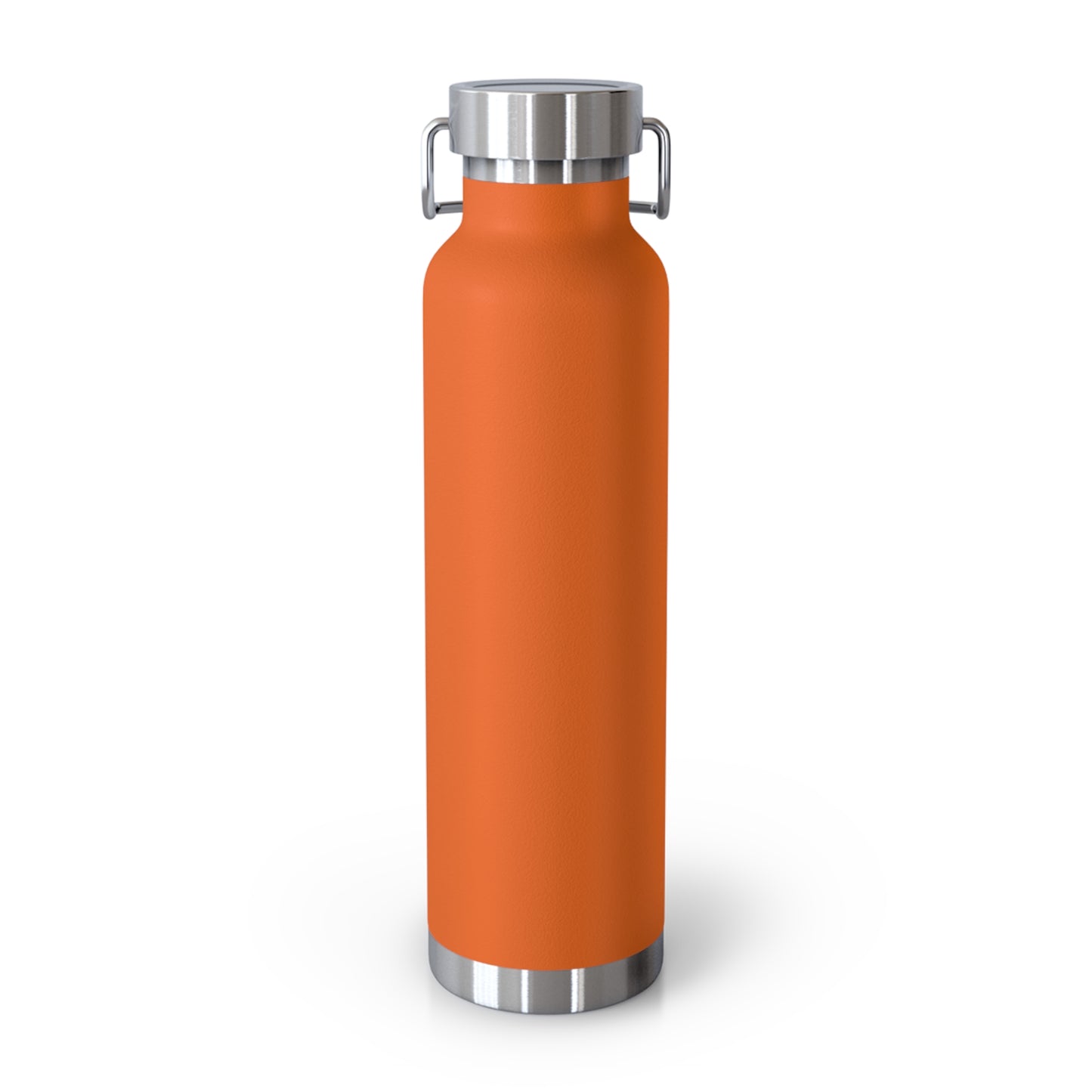 Copper Vacuum Insulated Bottleโ Anti Bullying Stainless Steel Thermos with Black Hand Logo โ Hot Cold BPA-Free Water Bottle โ 22oz