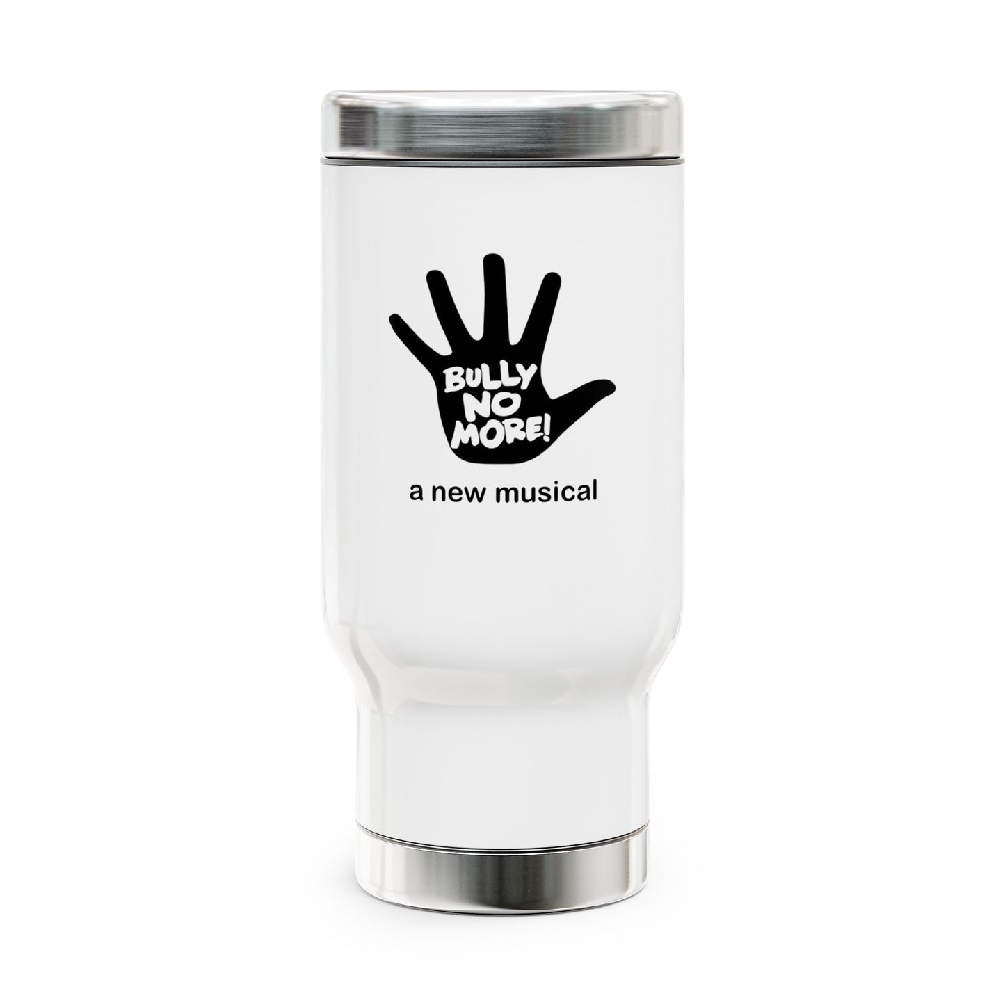 Stainless Steel Travel Mug with Handle, 14oz