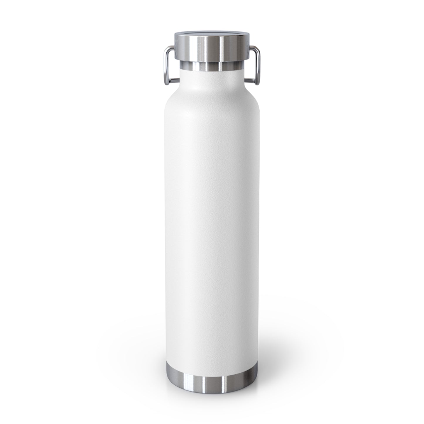 Copper Vacuum Insulated Bottleโ Anti Bullying Stainless Steel Thermos with Black Hand Logo โ Hot Cold BPA-Free Water Bottle โ 22oz