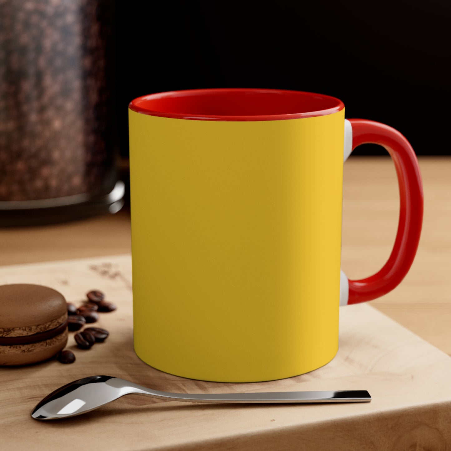 More yellow and red mug
